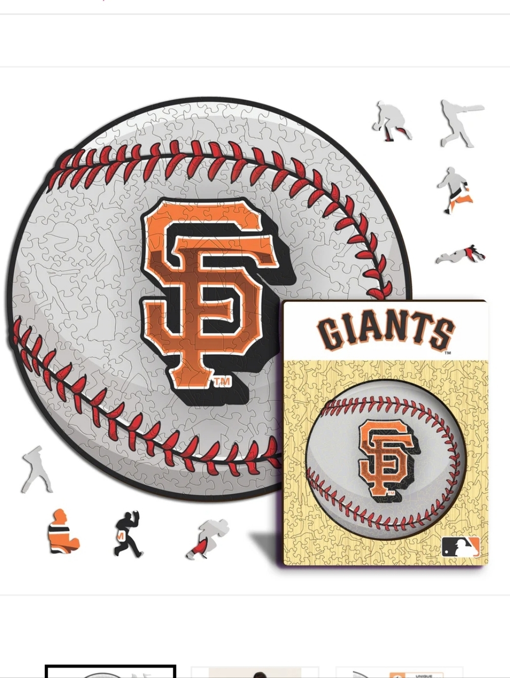 San Francisco Giants MLB Wooden Puzzle ICONIC PUZZLES Pc.500